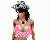 ch)cowgirl pink top