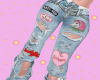 RIPPED BABYGIRL JEANS /F