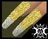 Gold&SilverLongNails