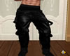 Leather belted Pants