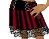 Black Red Circus Skirt