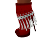RGZ RED SUEDE TASSLES