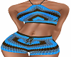 Black Blue Shorts Outfit