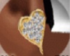 NK heart cute earrings