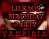.V. Kaos Birthday Party