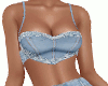 Denim Heart Outfit (S/M)