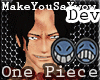 !One Piece "Gol D Ace"