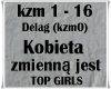 Kobieta zmienną jest