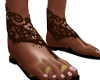 Umber Lace Sandals