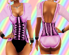 pale pink corset