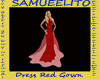 SAM DRESS GOWN RED