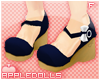 *A Navy Doll Shoes