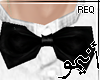 A* black bow tie