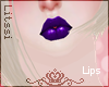 -L-Kawaii Purple Lips F