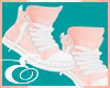 PEACH SNEAKERS WHITE