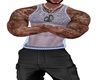 light blue tanktop
