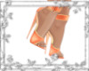 Orange "Doll" Heels