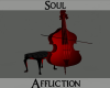 Red Animated Cello