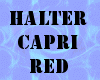 [PT] halter capri red
