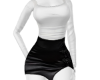 White and Black Outfit