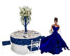 Royal Blue Guest Table