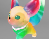 Rainbow Fox Pet M
