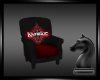 Kamelot Red Black Chair