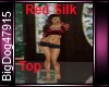 [BD] Red Silk Top
