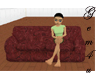 sofa with 3 poses