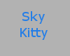 Sky Kitty Butt Bow