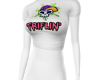 White F TRIFLIN' Tee