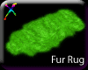 ! fur rug green