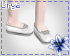 Silver Butterfly Shoes