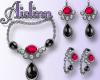 Mandy Ruby Jewelry Set