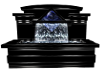 blk blue wolves fountain