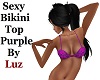 Sexy Bikini Top Purple