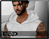 D- Hoodie Tank White