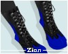Flame Boots Blue