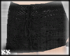 Black Weave Mini Skirt