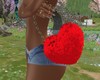 Handbag  heart  Red