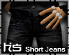 [HS] Short Jeans- Black