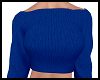 Blue Crop Sweater