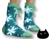 0123 Cozy Socks Green