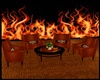 ☺S☺ Flaming Skull