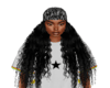 Black Bandana Scarf Hair