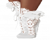 Sweet Lace Boots-White