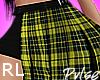 Plaid Skirt Yellow| RL