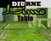 d~ Lime Art Table