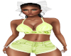 Yellow RL Short Set