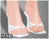 B | Casual White Sandals